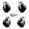 Service Caster Tool Box Caster Wheel Set 5'' Glass Filled Nylon Swivel Casters, 4PK TOOL-SCC-20S520-GFNB-2-TLB-2 - alternate 6